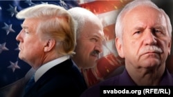 Вынікі тыдня ад аналітыка Валера Карбалевіча. Дональд Трамп, Аляксандар Лукашэнка, ілюстрацыйны каляж 