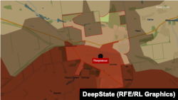 Покровськ станом на 10 грудня на мапі DeepState