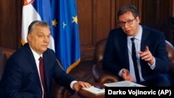 Orban i Vučić, 2018.