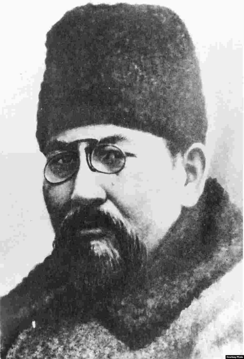 Ахмет Байтурсынов, один из основателей газеты "Қазақ" и главный редактор в 1913-1917 годы.