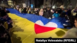 Акція на підтримку України у Польщі