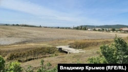 Висохла річка Сарису в Білогірську. Вересень 2025 року