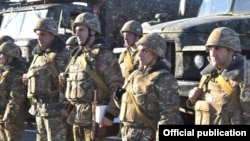 Армениялык аскерлер. 9-март, 2021-жыл.