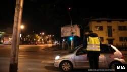 Полициски час во Скопје