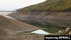 Изобильненское водохранилище, октябрь 2020 года