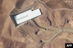 Подземный завод по обогащению урана в Фордо, Иран, спутниковый снимок за 12 февраля