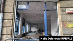 Ured GERB-a na Dondukovom bulevaru, u koju su provalili provokatori, 2. decembra 2025.