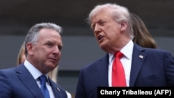 Дональд Трамп і яго спэцыяльны пасланьнік Стыў Уіткаф. Архіўнае фота