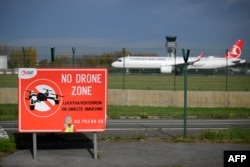 В районі аеропорту Брюсселю час від часу фіксують появу дронів