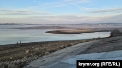 Тайганское водохранилище. Крым, 1 февраля 2025 года