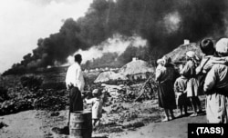 Вторая мировая война. Пылает украинское село. Лето 1941 года