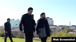 Кадыров Рамзан а Соьлжа г1алан мэр Хас-Мохьмад Кадыров а, хьоста: телеграм-канал RKadyrov_95