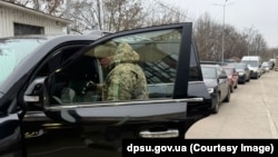 Очереди на границе между Украиной и Молдовой. Архивное фото