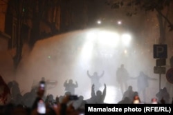 Протесты в Тбилиси, ноябрь 2024, фото из Facebook Майи Мамаладзе