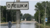 Під час повені окуповані Олешки накривало хвилями, які сягали 4-го поверху, розповідають місцеві жителі 