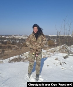 Христина на фронті