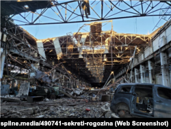 Цеха Мариупольского завода «Азовмаш», разрушенного российской армией. 2023 год