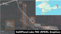 Фото із супутника Planet Labs вказують на те, що переобладнання аеропорту «Керч» триває досі