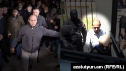 Armenia - A National Security Service officer who participated in Archbishop Bagrat Galstanian's arrest before escorting other, pro-government bishops.