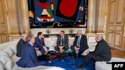 Представители Украины и США во время встречи в Париже, 17 апреля 2025 года