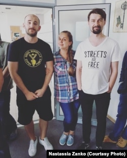 Мікіта Мелказёраў, Настасься Занько, Саша Чарнуха