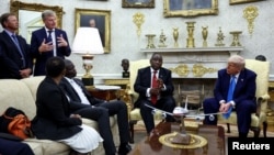 Встреча Дональда Трампа с президентом ЮАР Сирилой Рамафосой