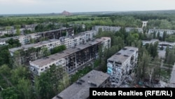 Руйнування в Покровську після російських обстрілів, травень 2025 року