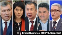 Көпчүлүк коалиция сунуштаган өкмөттүн жаңы курамы. Премьер-министрликке Кубатбек Боронов, биринчи вице-премьер-министрликке Алмазбек Батырбеков бекиди. Вице-премьер-министрлер Эркин Асрандиев, Акрам Мадумаров, Аида Исмаилова ордунда калды.
