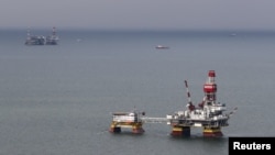 Месторождение имени Филановского в Каспийском море