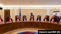 Sudije Ustavnog suda BiH na sjednici u Sarajevu, 10. 7. 2025.